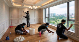 Premium condo interior painting and professional wall finishing services in Singapore
